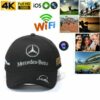 2 1080P HD Wireless P2P Hidden Spy Camera Cap Design Video Recorder APP Viewing