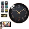 2 1080P HD WIFI IP Wall Clock Hidden Spy Camera Portable Video Recorder --Support Real-time Viewing