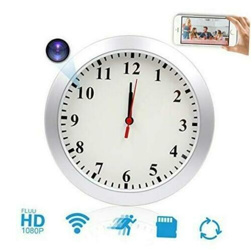 HD 1080P Wifi IP Hidden Surveillance Security Camera Clock Video Recorder--Support APP Real-time Viewing