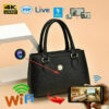 2 1080P HD Wifi P2P Hidden Handbag Security Spy Camera Portable Video Recorder Phone APP Viewing