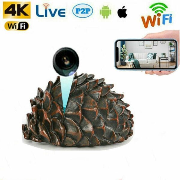 1080P HD Wireless IP Hidden Pine Nut Design Security Spy Camera Portable Video Recorder --Support APP Remote Viewing