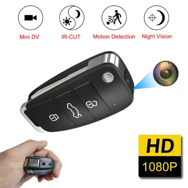 3 HD 1080P Hidden Car Key Spy Micro Camera Portable Video Recorder Night Vision 32GB