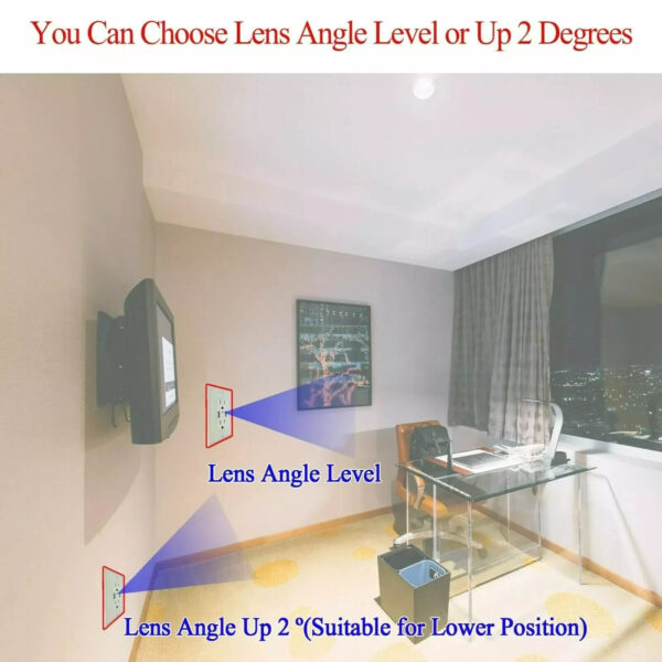 1080P HD Wifi IP Hidden Wall AC Outlet Spy Camera Micro Video Recorder -- Socket is fully functional