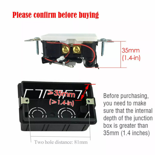 3 1080P HD Wireless IP Hidden Security Pinhole Camera Spy Wall AC Outlet Video Recorder--Support APP Real-time Viewing