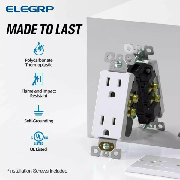 1080P HD Wifi IP Hidden Home Security Micro Spy Camera Wall AC Outlet Video Recorder New App