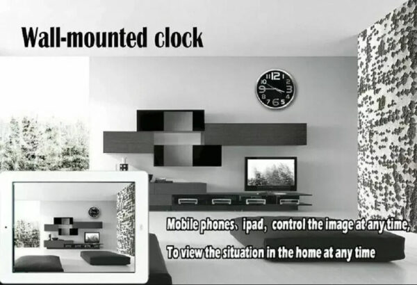 1080P HD Wifi IP Hidden Clcok Security Nanny Camera Spy Video Recorder --Support APP Remote Viewing