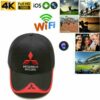 1080P HD Wireless P2P Hidden Security Pinhole Camera Baseball Cap Design Video Recorder