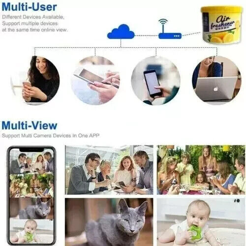 4 HD 101080P HD Wifi IP Hidden Security Mini Camera Spy Video Recorder --Support APP Real-time Viewing