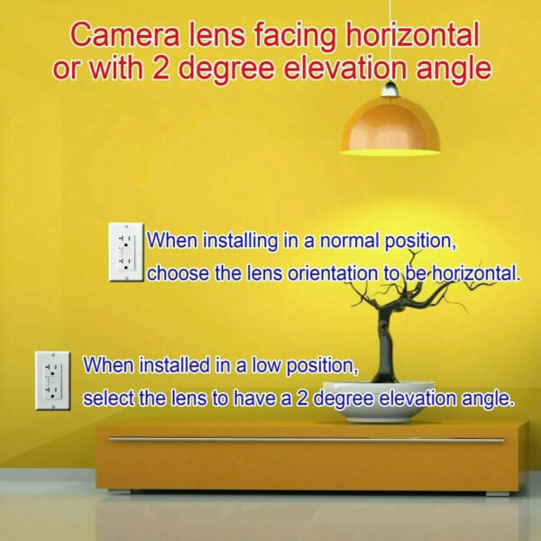 5 HD 1080P Wireless IP Hidden Wall AC GFCI Outlet Spy Camera Video Recorder-Support remote real-time viewing