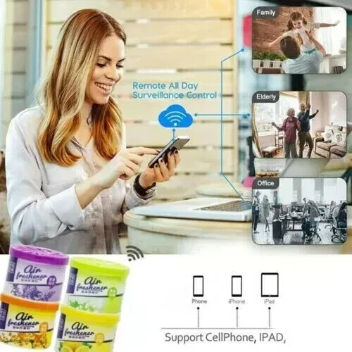 5 HD 101080P HD Wifi IP Hidden Security Mini Camera Spy Video Recorder --Support APP Real-time Viewing