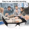 1080P HD Hidden Spy Glasses Camera Portable Pinhole Video Recorder 32GB