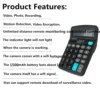 HD 1080P Wireless IP Calculator Hidden Security Spy Cameras Portable Video Recorder APP Viewing
