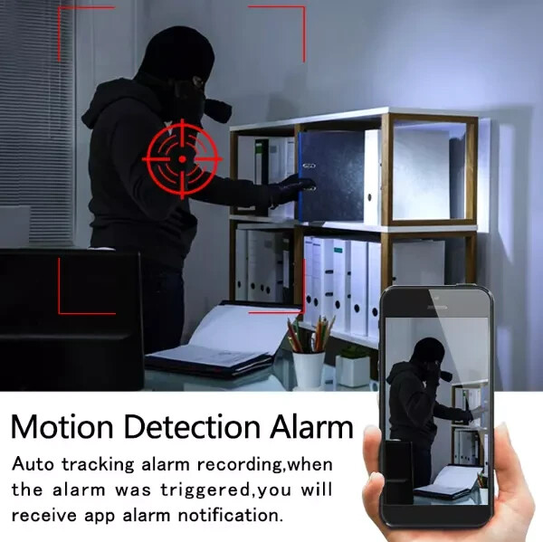 1080P HD Wireless WiFi IP Hidden Tissue Box Security SPY Camera Portable Video Recorder Motion Alarm