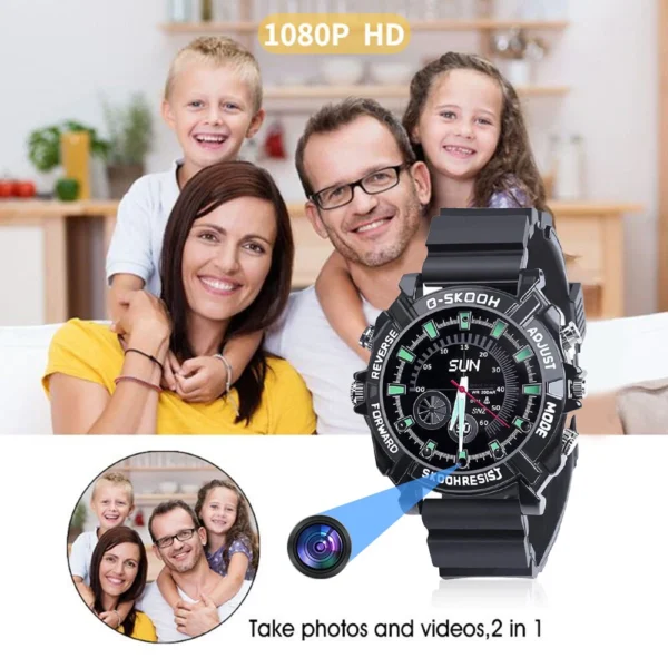1080P HD Watch Hidden Spy Camera Portable Miniature Video Recorders 32GB