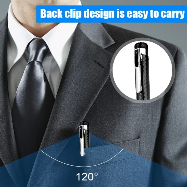 6 Professional 1080P HD Hidden Security Spy Camera Recorder Lens Portable Mini Video Recorder 32GB