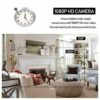 HD 1080P Wifi IP Hidden Surveillance Security Camera Clock Video Recorder--Support APP Real-time Viewing