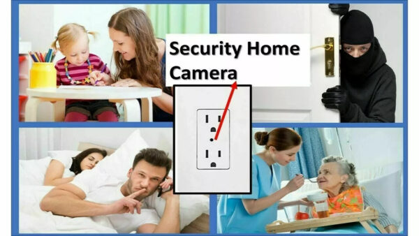 1080P HD WIFI IP Hidden Pinhole Spy Camera AC Wall Outlet Video Recorder Motion Activation