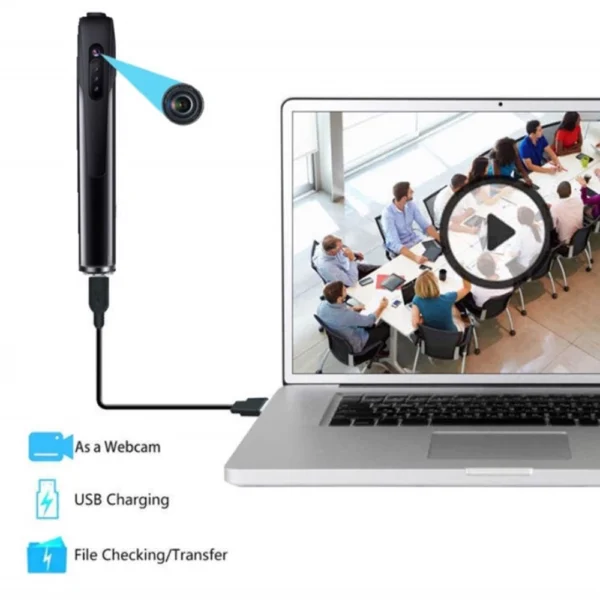 1080P HD Pen Spy Camera Hidden Video Recorder Mini Portable Micro Clip Pocket DVR 32GB