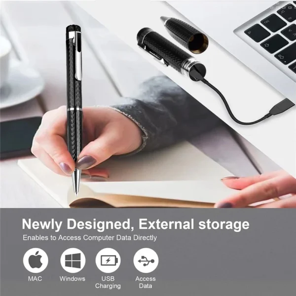 7 Professional 1080P HD Hidden Security Spy Camera Recorder Lens Portable Mini Video Recorder 32GB