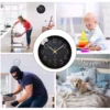 7 1080P HD WIFI IP Wall Clock Hidden Spy Camera Portable Video Recorder --Support Real-time Viewing