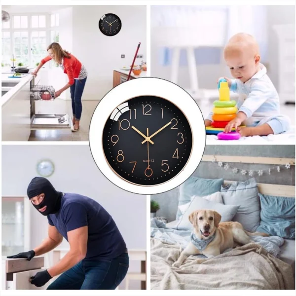 7 1080P HD WIFI IP Wall Clock Hidden Spy Camera Portable Video Recorder --Support Real-time Viewing