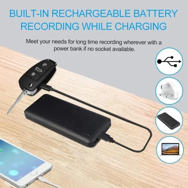 7 HD 1080P Hidden Car Key Spy Micro Camera Portable Video Recorder Night Vision 32GB