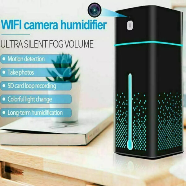 1080P HD Wireless IP Hidden Air Humidifier Security Spy Camera Indoor Video Recorder --Support APP Real-time Viewing