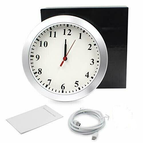 HD 1080P Wifi IP Hidden Surveillance Security Camera Clock Video Recorder--Support APP Real-time Viewing