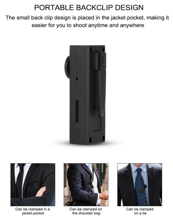 1080P HD Wireless P2P Hidden Button Design Pinhole Camera Spy Video Recorder --Support APP Real-time Viewing