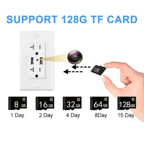 b HD 1080P WIFI IP Hidden Indoor Security Micro Spy Camera--Support APP Remote Real-time Viewing