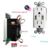 1080P HD Wireless IP Hidden AC Wall Outlet Security Spy Camera Micro Videb Recorder --Support APP Remote Real-time Viewing