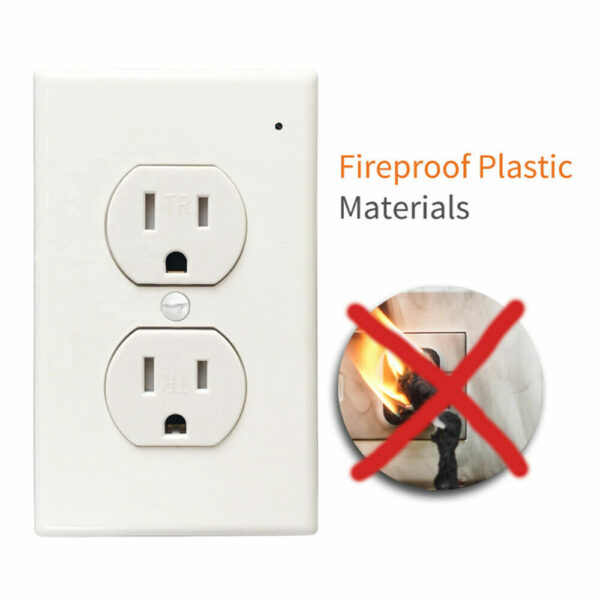 d 1080P Full HD WiFi IP Hidden Pinhole Spy Micro Camera Wall AC Outlet Security Recorder APP Viewing