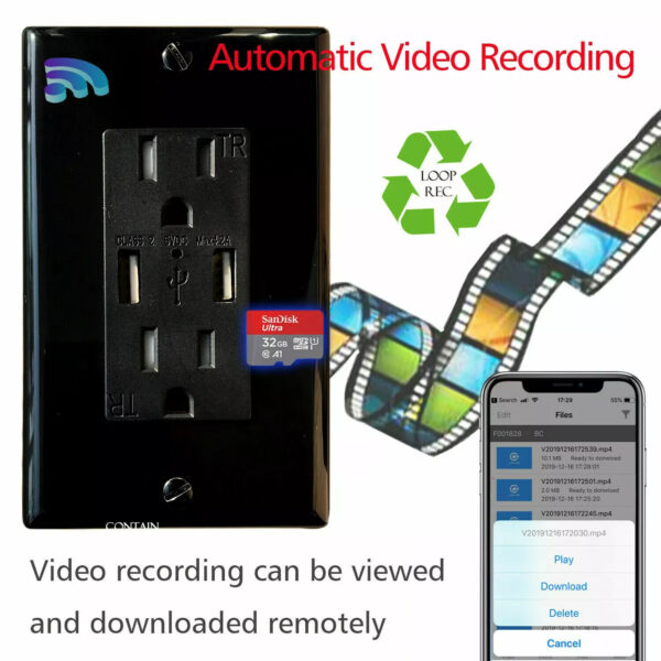 1080P HD WIFI IP Hidden Indoor Security Camera Spy Video Recorder --Support APP Remote Real-time Viewing