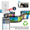 f 1080P HD WIFI IP Hidden AC Wall Outlet Security Spy Camera Micro Video Recorder Motion Activation