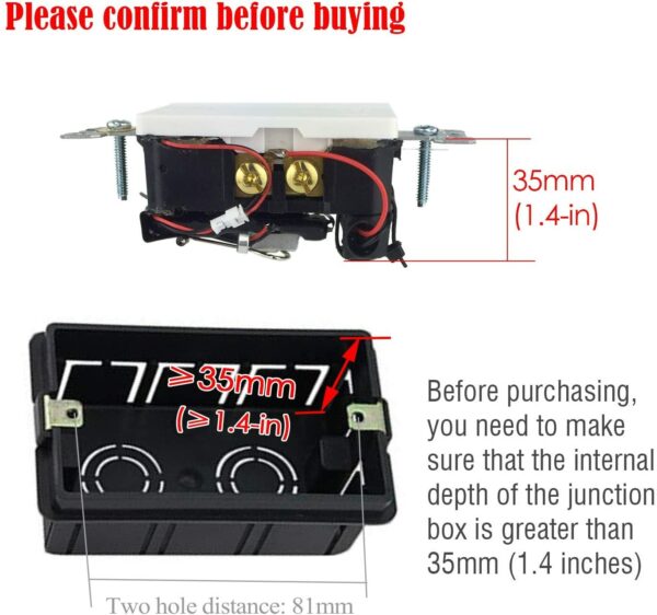 1080P HD WIFI IP Hidden Home Security Spy Mini Camera In AC Receptacle Wall Outlet