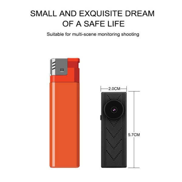 1080P HD Wireless P2P Hidden Button Design Pinhole Camera Spy Video Recorder --Support APP Real-time Viewing