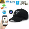 1080P HD Wireless P2P Baseball Cap Hidden Security Camera Spy Video Recorder 32GB --Support APP Real-time Viewing