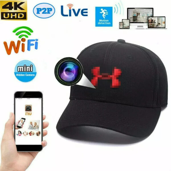 1 1080P HD Wireless P2P Hidden Baseball Cap Security Camera Spy Video Recorder 32GB