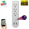 1080P HD WIFI IP Hidden Security Monitor Spy Camera Plug Adapter Video Recorder--Support APP Real-time Viewing