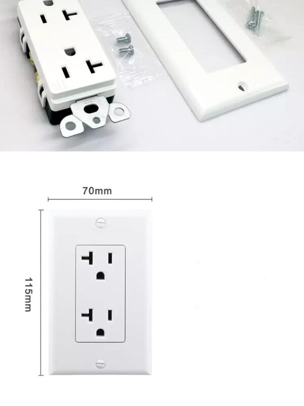 HD 1080P Wireless IP Hidden Security Micro Camera Wall AC Outlet Video Recorder--Support APP Real-time Viewing