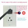 2 1080P HD Wireless IP Hidden Indoors Monitor Micro Camera Wall AC Outlet Video Recorder --Support APP Real-time Viewing