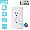1080P HD Wifi IP Hidden Home Security Spy Camera Wall AC Socket Video Recorder--Support APP Real-time Viewing