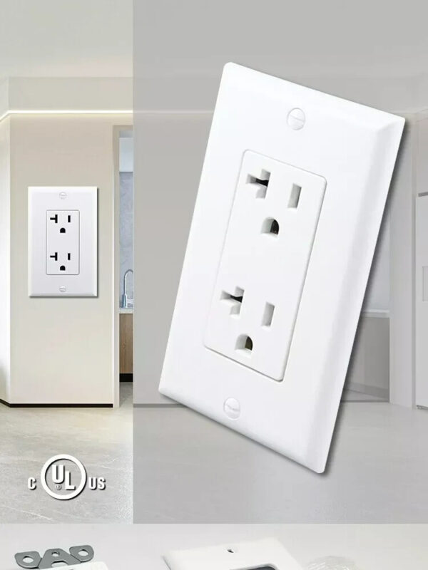 HD 1080P Wireless IP Hidden Security Micro Camera Wall AC Outlet Video Recorder--Support APP Real-time Viewing