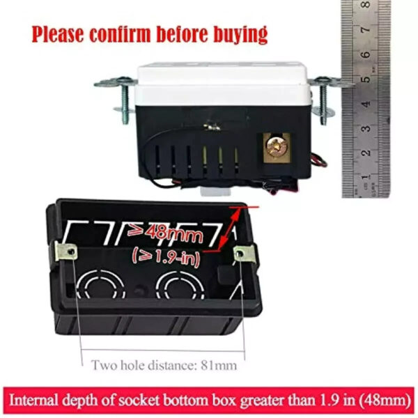 3 1080P HD Wireless IP Wall AC Outlet Hidden Security Spy Camera Micro Video Recorder--Socket Can Be Used