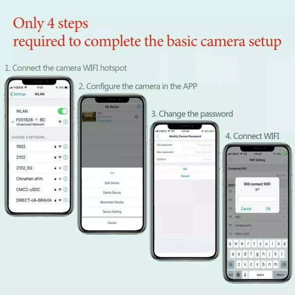 5 HD 1080P WiFi IP Wall AC Outlet Hidden Security Camera Spy Video Recorder -Support APP Real-time Viewing