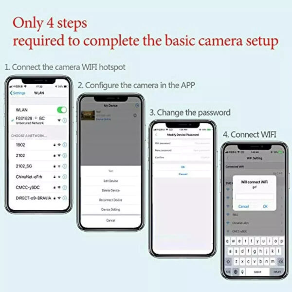 HD 1080P Wireless IP Hidden Security Pinhole Camera Wall AC Outlet Video Recorder -Support APP Real-time Viewing