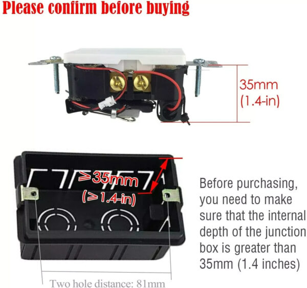 HD 1080P Wireless IP Hidden Security Micro Camera Wall AC Outlet Video Recorder--Support APP Real-time Viewing