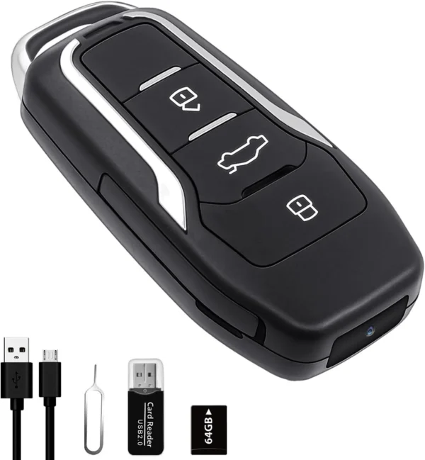8 1080P HD Car Key Type Hidden Security Micro Secret Camera Portable Video Recorder 32GB