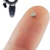 1 Mini Invisible Bluetooth Spy Earpiece for Exam Nano Hidden for Telephone with Microphone Cable