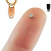 1 Mini Invisible Wireless Spy Earpiece Bluetooth Neckloop In-ear Nano Earpiece Kit For Exam Secret Call